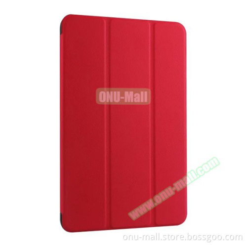 2015 Alibaba Trade Assurance 3 Folding Flip Leather Cover Case for Samsung Galaxy Tab E T560